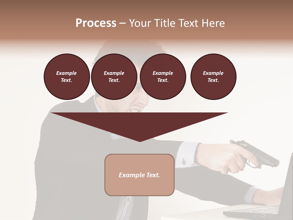 Computer Aggressive Software PowerPoint Template