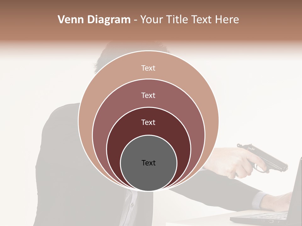 Computer Aggressive Software PowerPoint Template