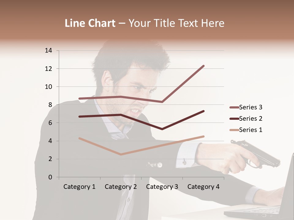 Computer Aggressive Software PowerPoint Template