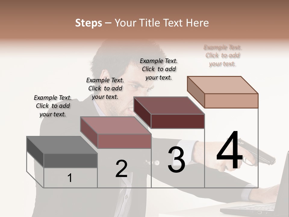 Computer Aggressive Software PowerPoint Template