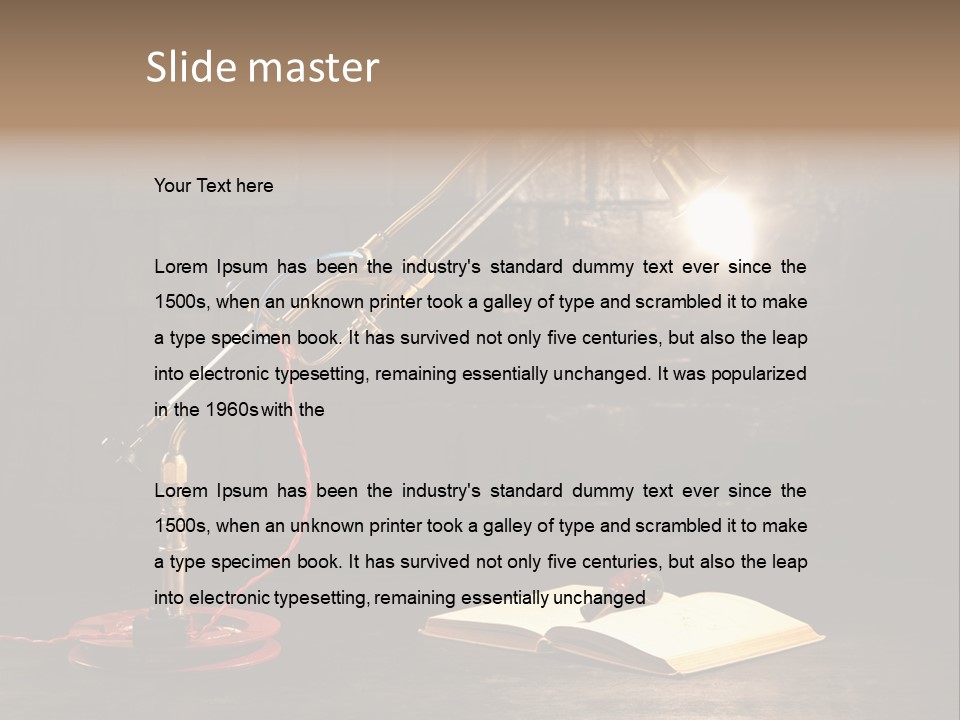 Nut Black Book PowerPoint Template