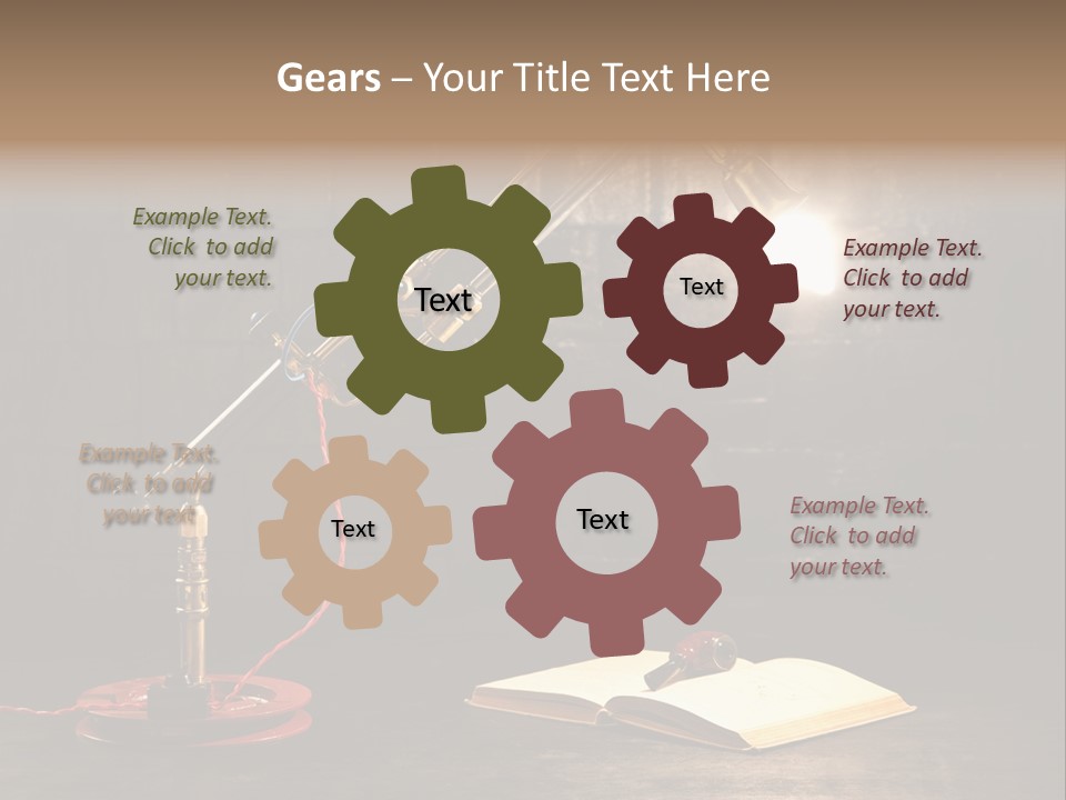 Nut Black Book PowerPoint Template