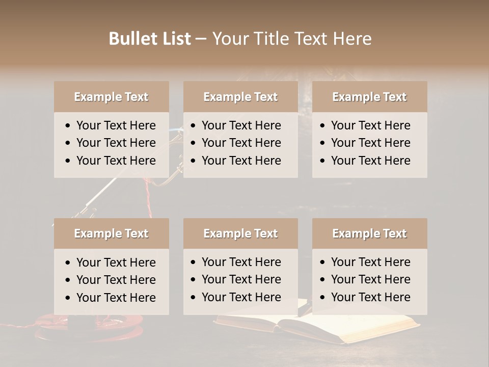 Nut Black Book PowerPoint Template