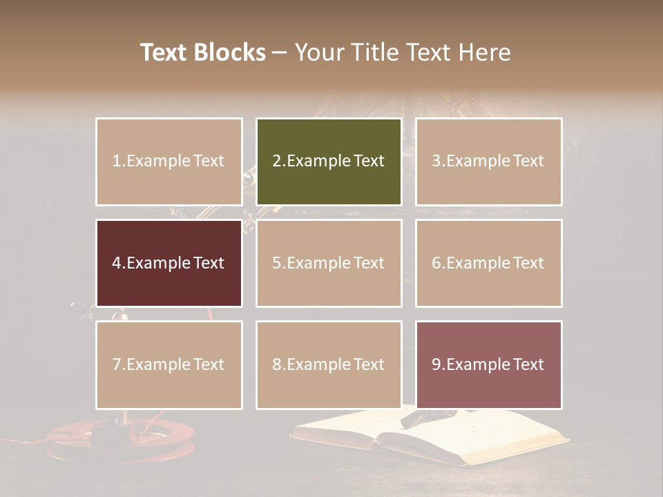 Nut Black Book PowerPoint Template