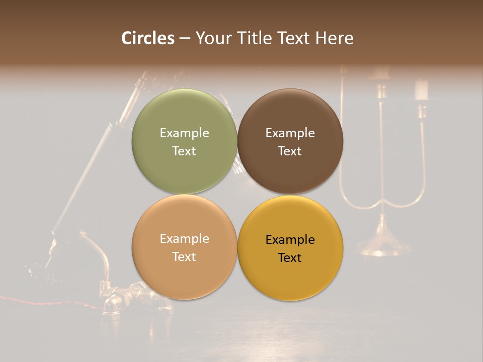 Lamp Creative Tube PowerPoint Template