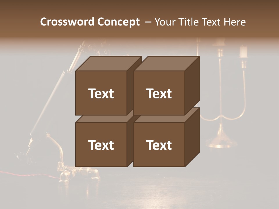 Lamp Creative Tube PowerPoint Template