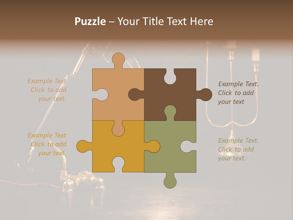 Lamp Creative Tube PowerPoint Template