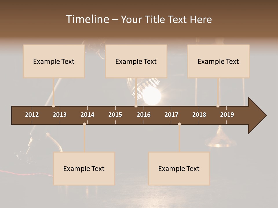 Lamp Creative Tube PowerPoint Template