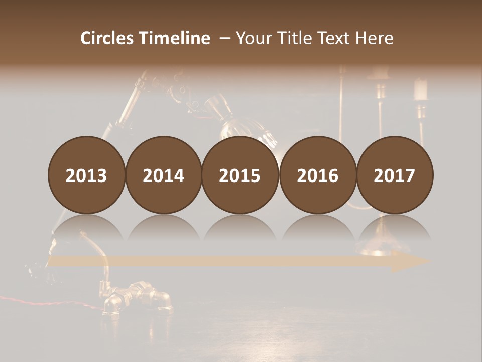 Lamp Creative Tube PowerPoint Template