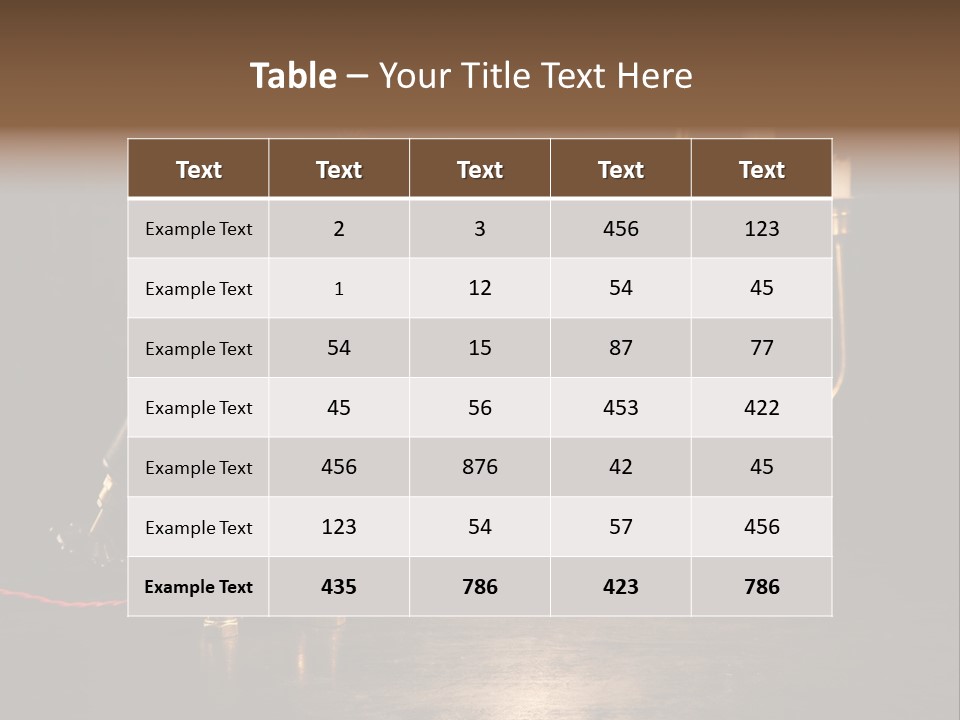 Lamp Creative Tube PowerPoint Template
