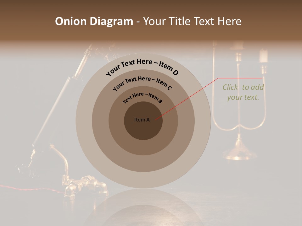 Lamp Creative Tube PowerPoint Template