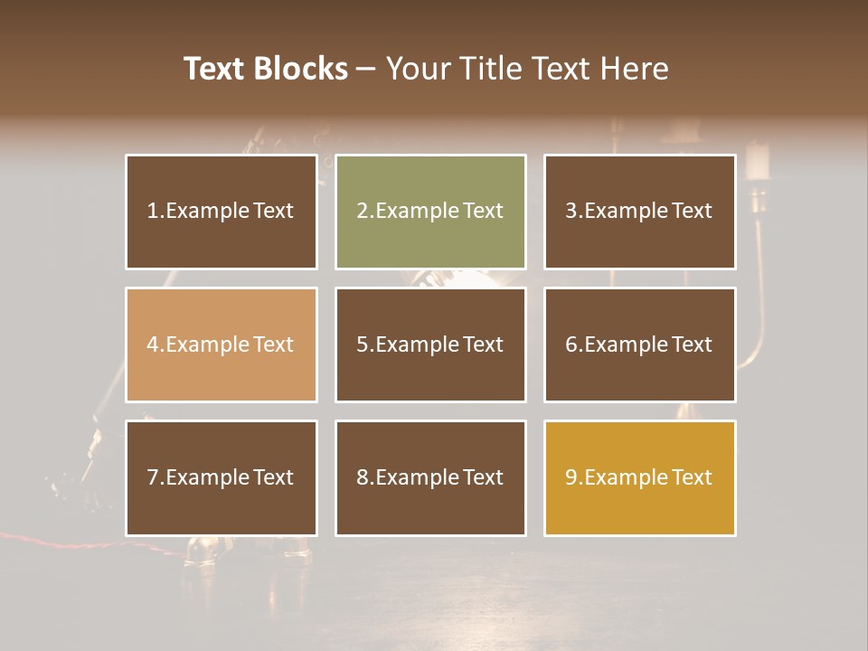 Lamp Creative Tube PowerPoint Template