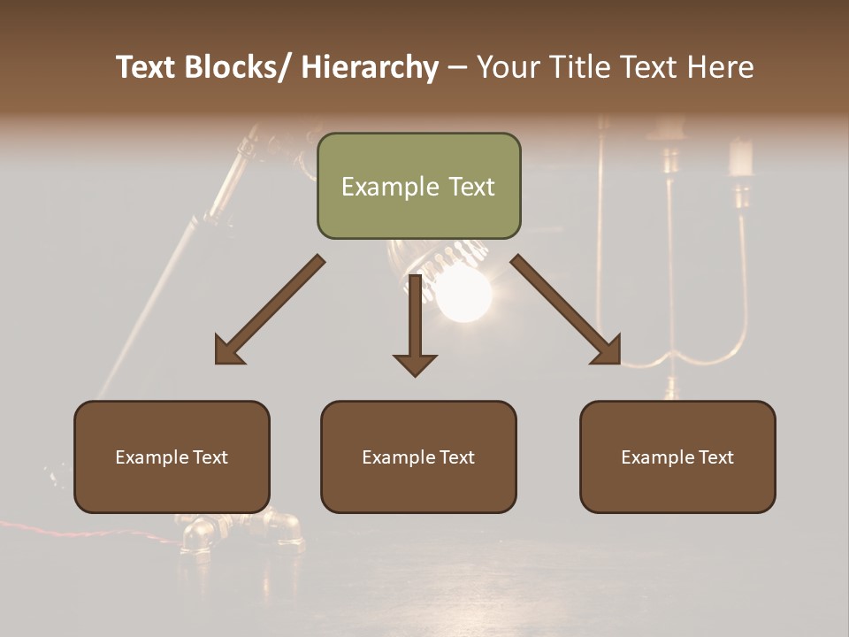 Lamp Creative Tube PowerPoint Template