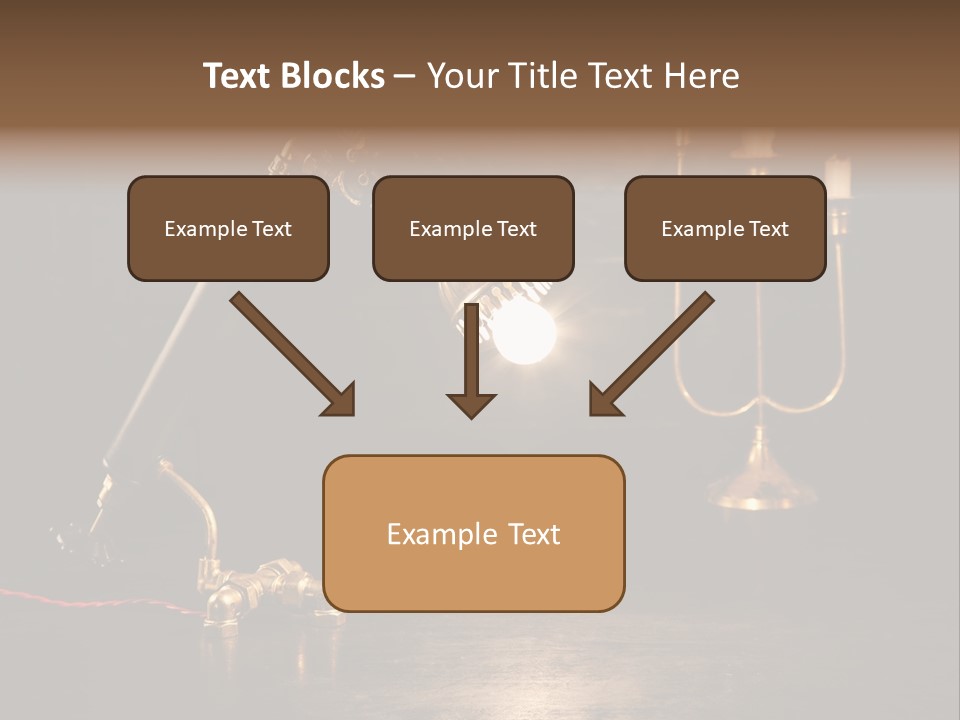 Lamp Creative Tube PowerPoint Template