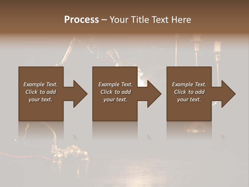 Lamp Creative Tube PowerPoint Template
