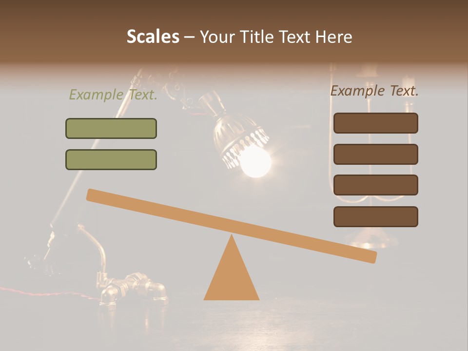 Lamp Creative Tube PowerPoint Template