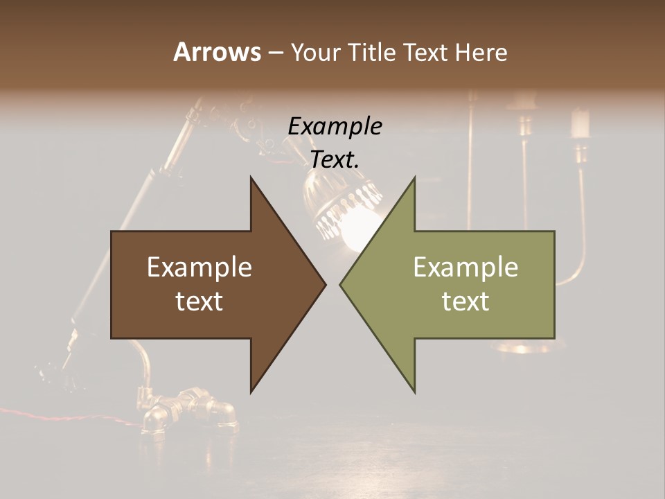 Lamp Creative Tube PowerPoint Template