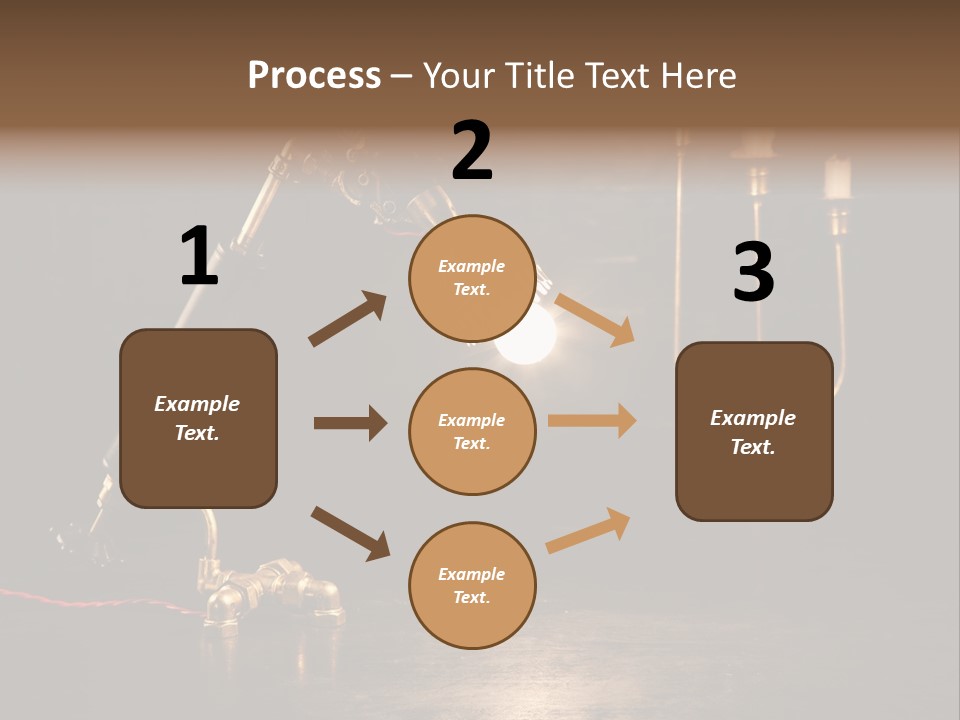 Lamp Creative Tube PowerPoint Template