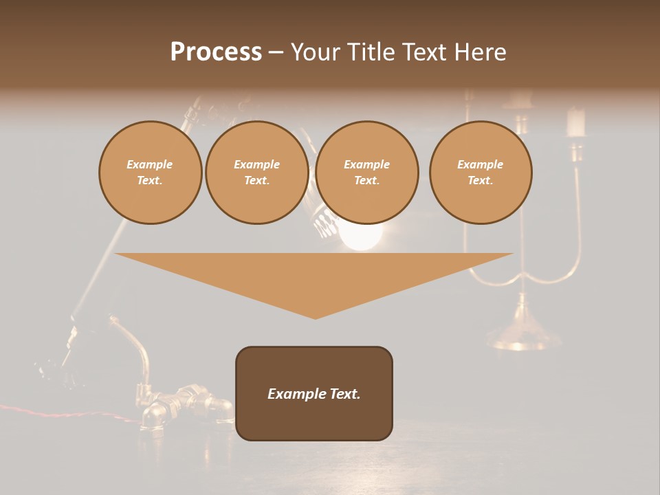 Lamp Creative Tube PowerPoint Template