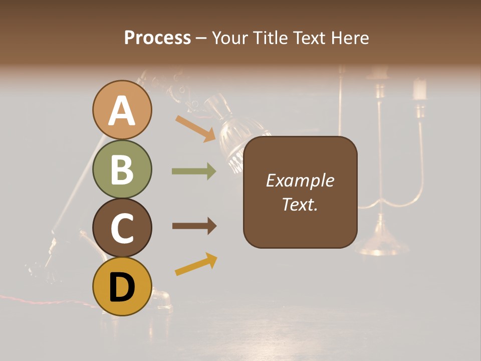 Lamp Creative Tube PowerPoint Template