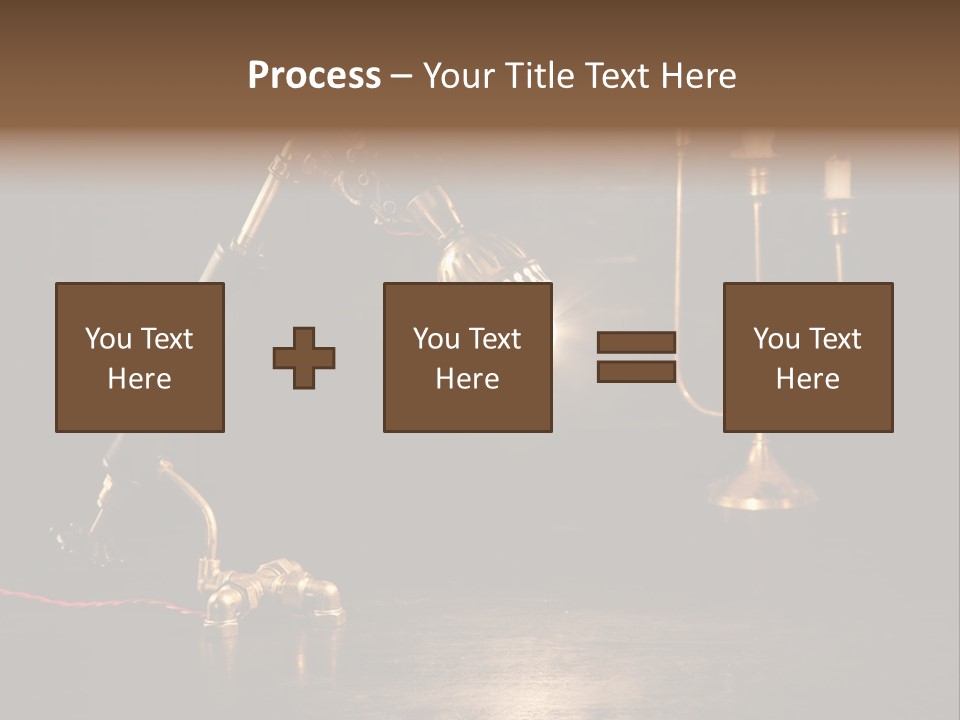 Lamp Creative Tube PowerPoint Template