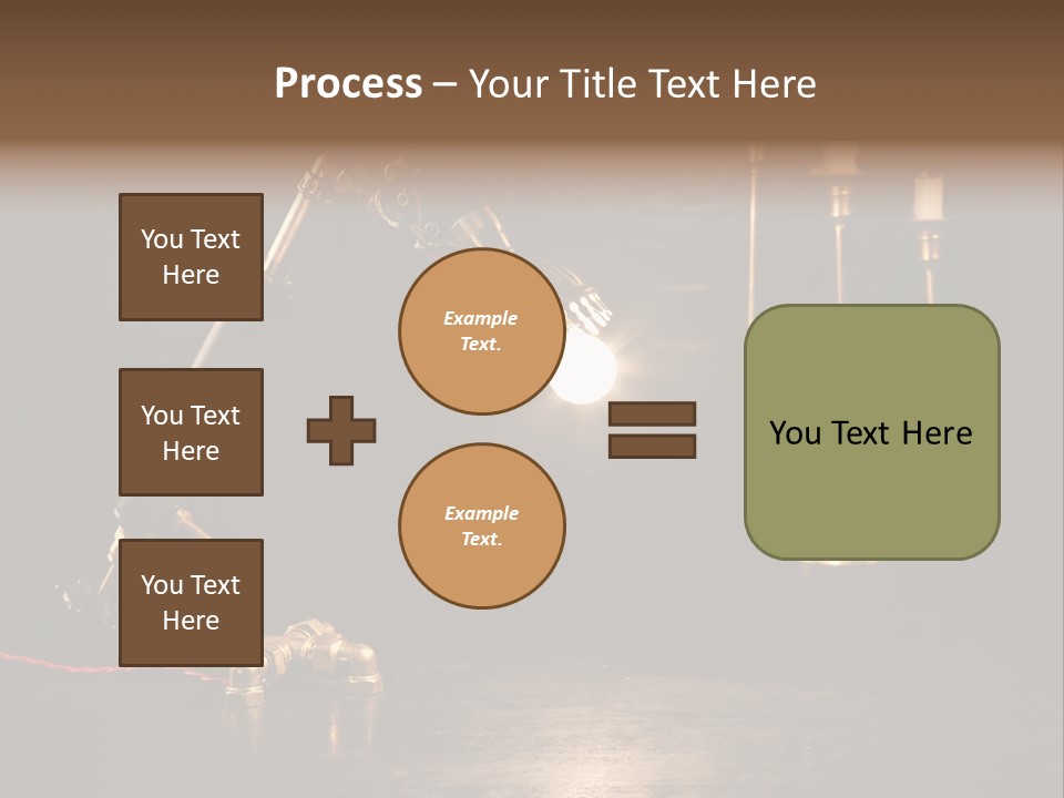 Lamp Creative Tube PowerPoint Template
