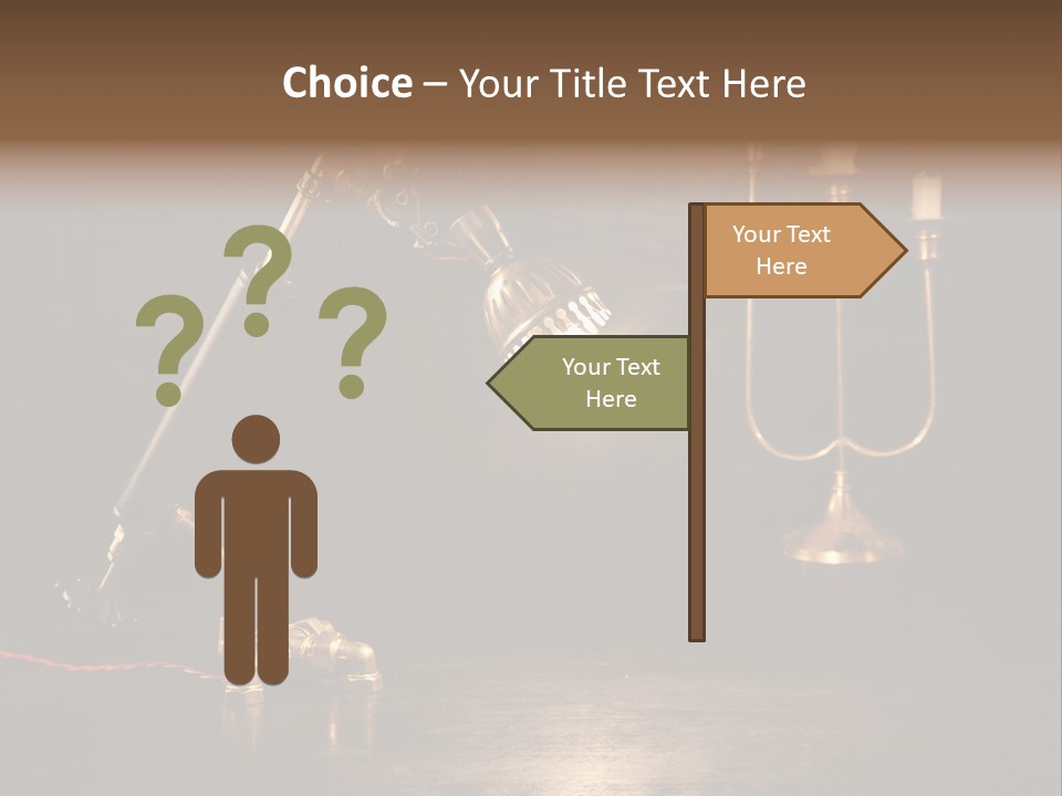 Lamp Creative Tube PowerPoint Template