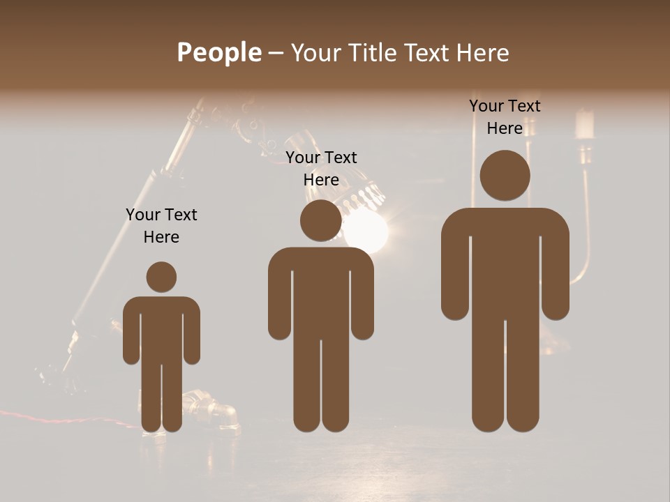 Lamp Creative Tube PowerPoint Template