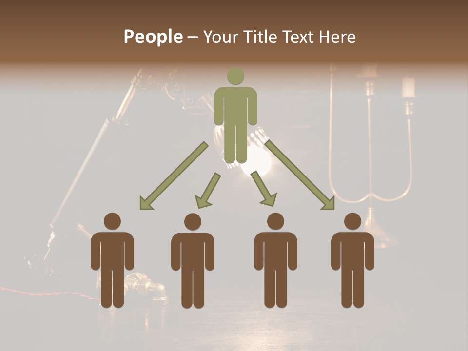 Lamp Creative Tube PowerPoint Template