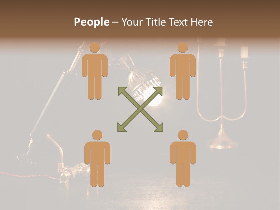 Lamp Creative Tube PowerPoint Template