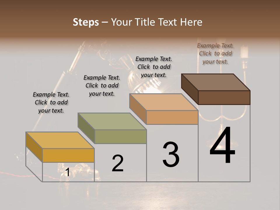 Lamp Creative Tube PowerPoint Template