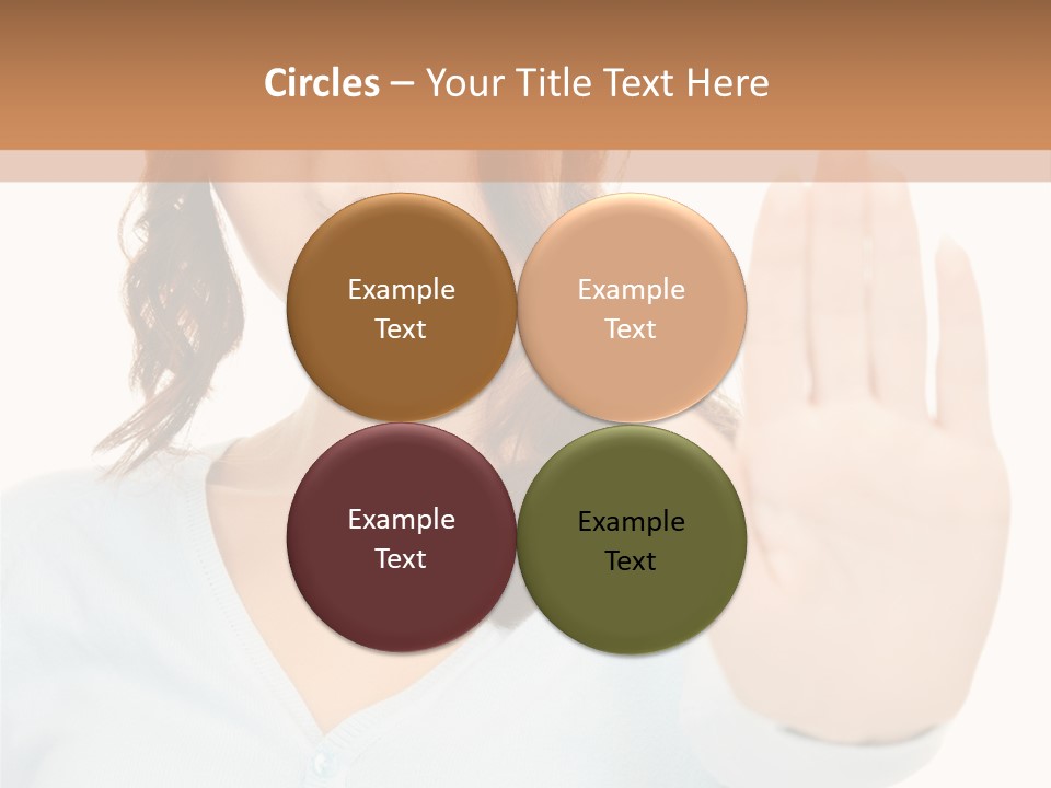 Refusal Bored Negative PowerPoint Template