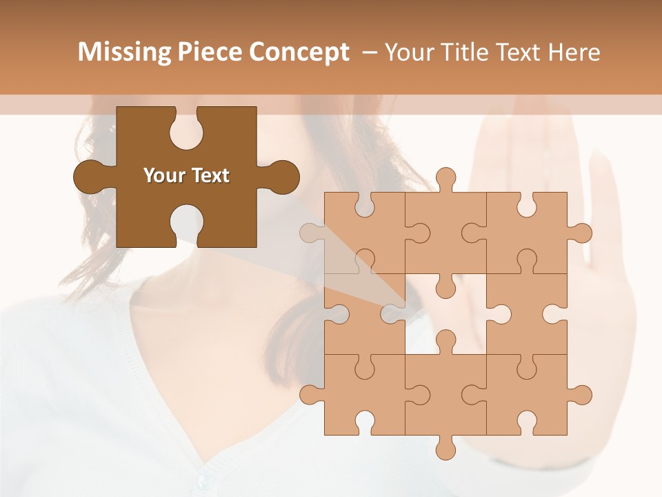 Refusal Bored Negative PowerPoint Template