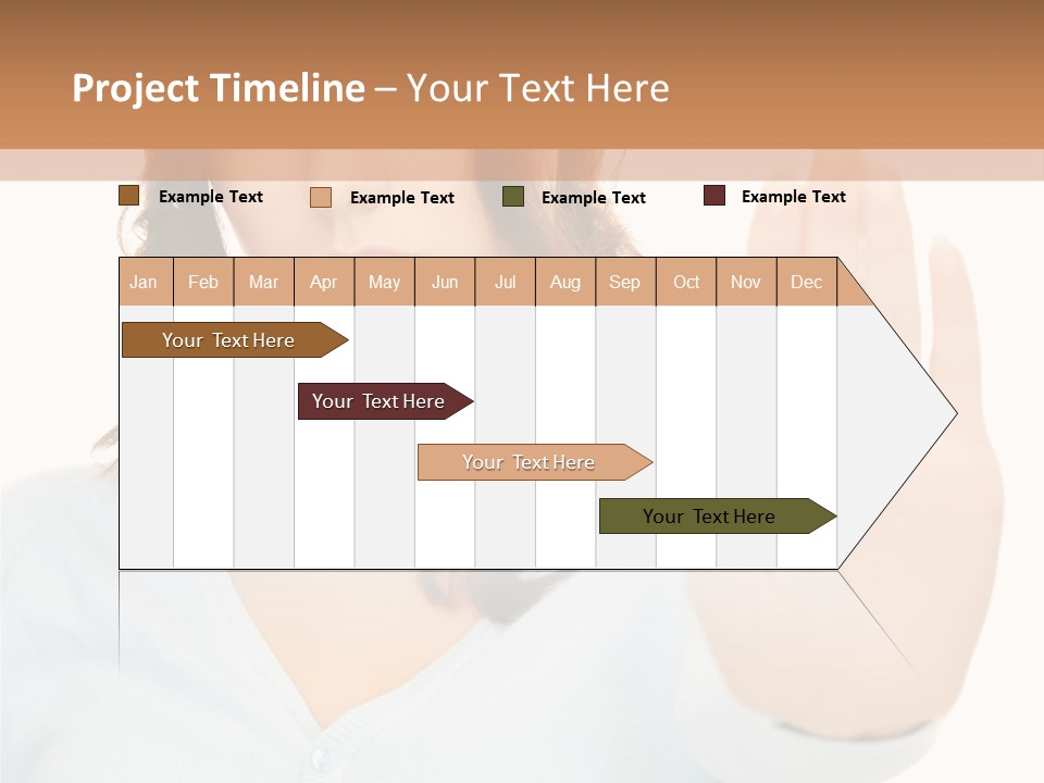 Refusal Bored Negative PowerPoint Template