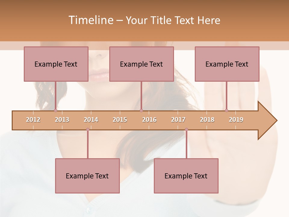 Refusal Bored Negative PowerPoint Template