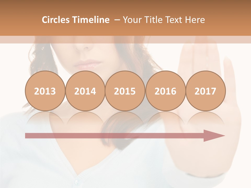 Refusal Bored Negative PowerPoint Template