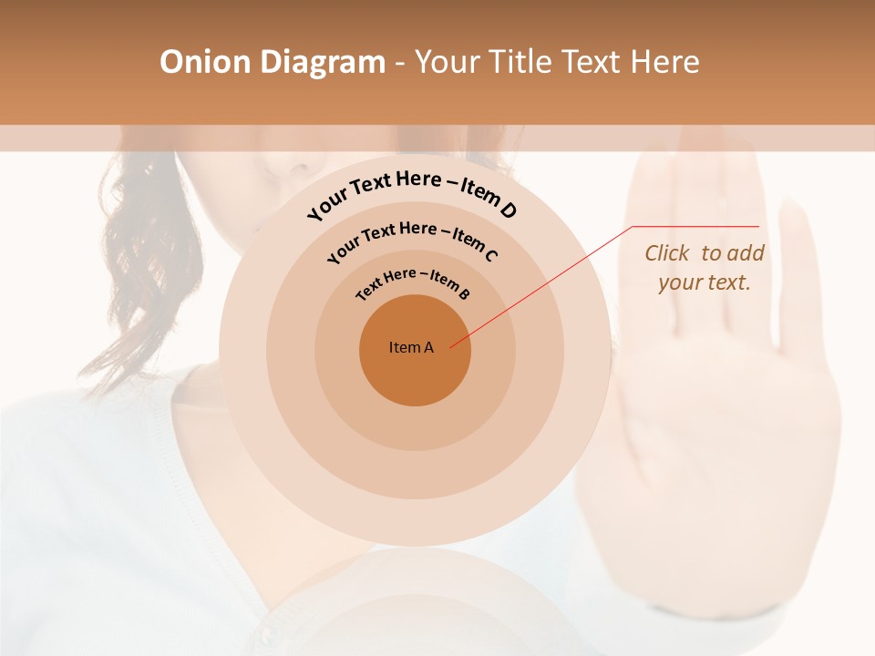 Refusal Bored Negative PowerPoint Template