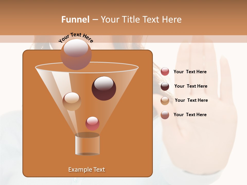 Refusal Bored Negative PowerPoint Template