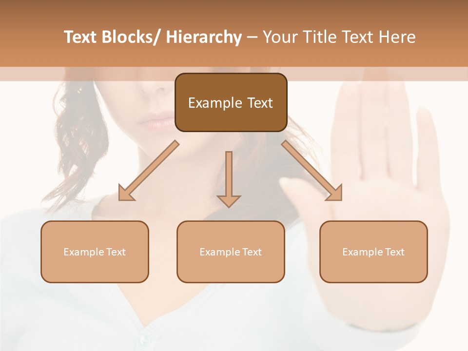Refusal Bored Negative PowerPoint Template