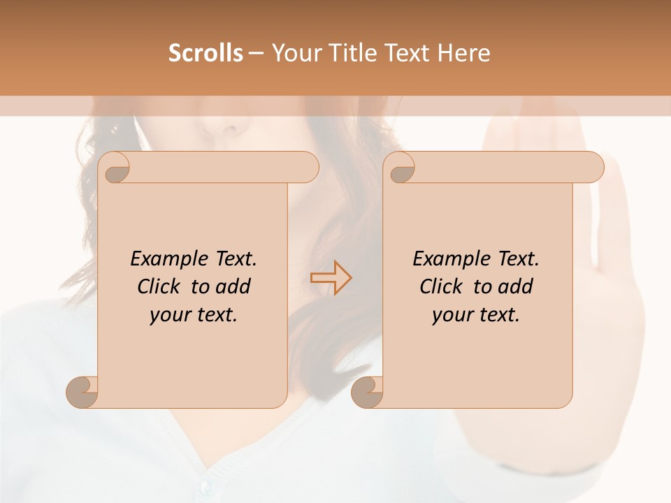 Refusal Bored Negative PowerPoint Template