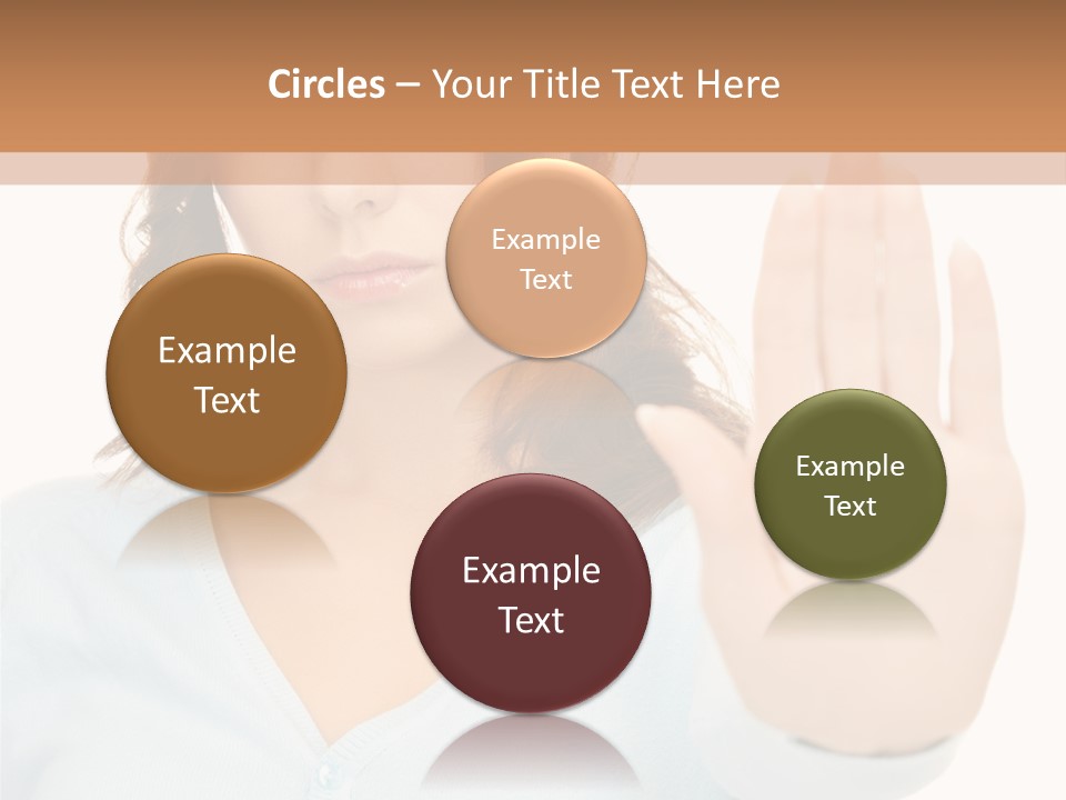 Refusal Bored Negative PowerPoint Template