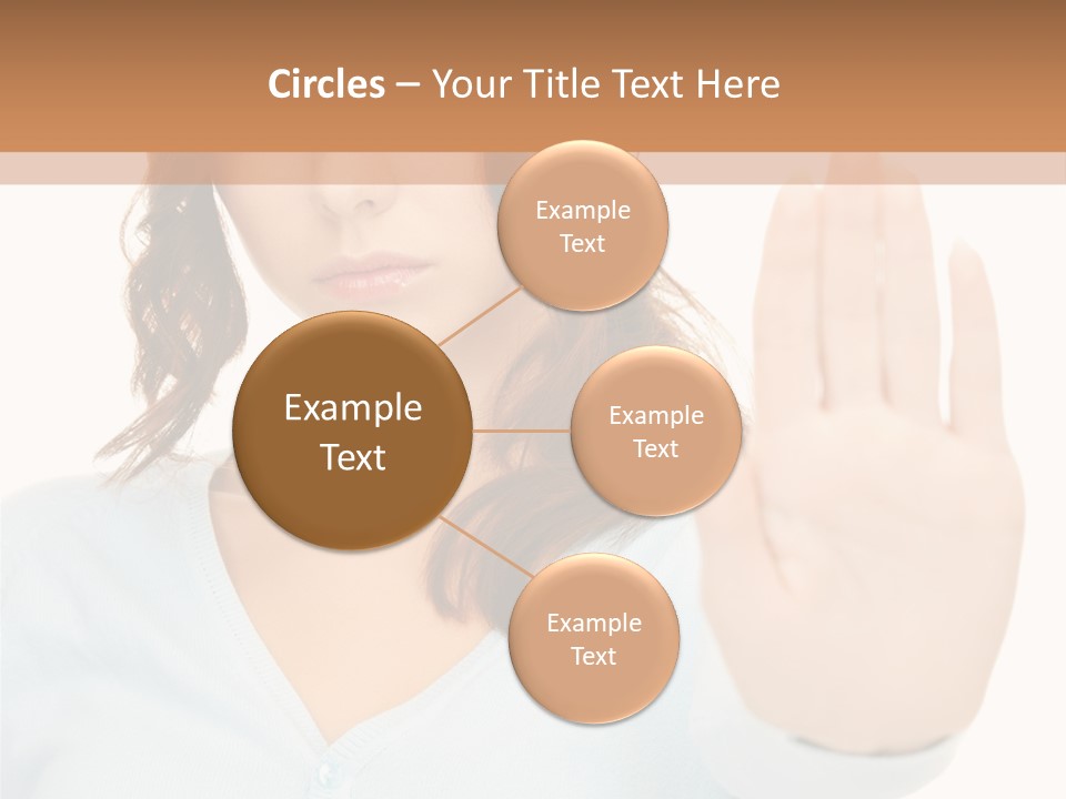 Refusal Bored Negative PowerPoint Template