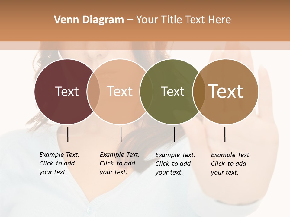 Refusal Bored Negative PowerPoint Template