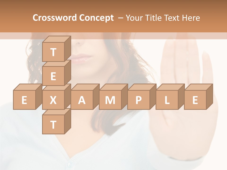 Refusal Bored Negative PowerPoint Template