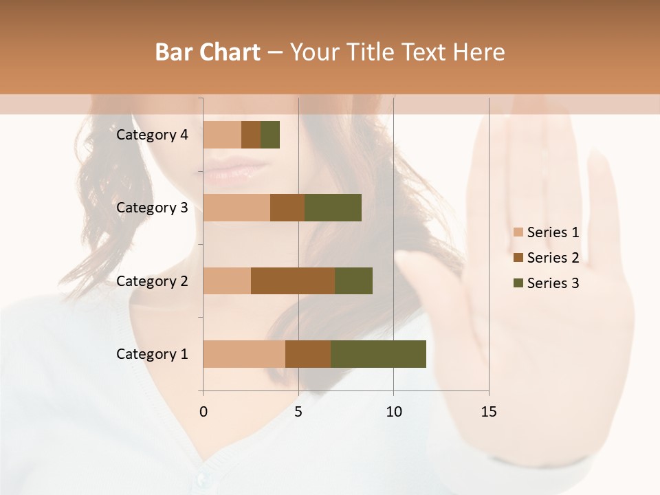 Refusal Bored Negative PowerPoint Template
