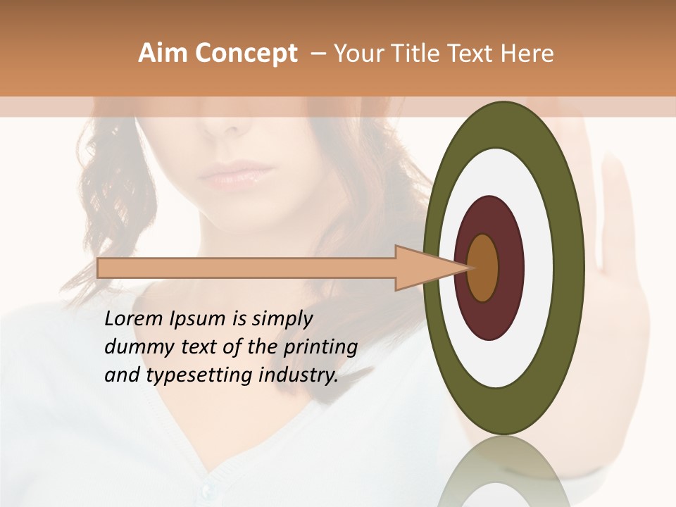 Refusal Bored Negative PowerPoint Template