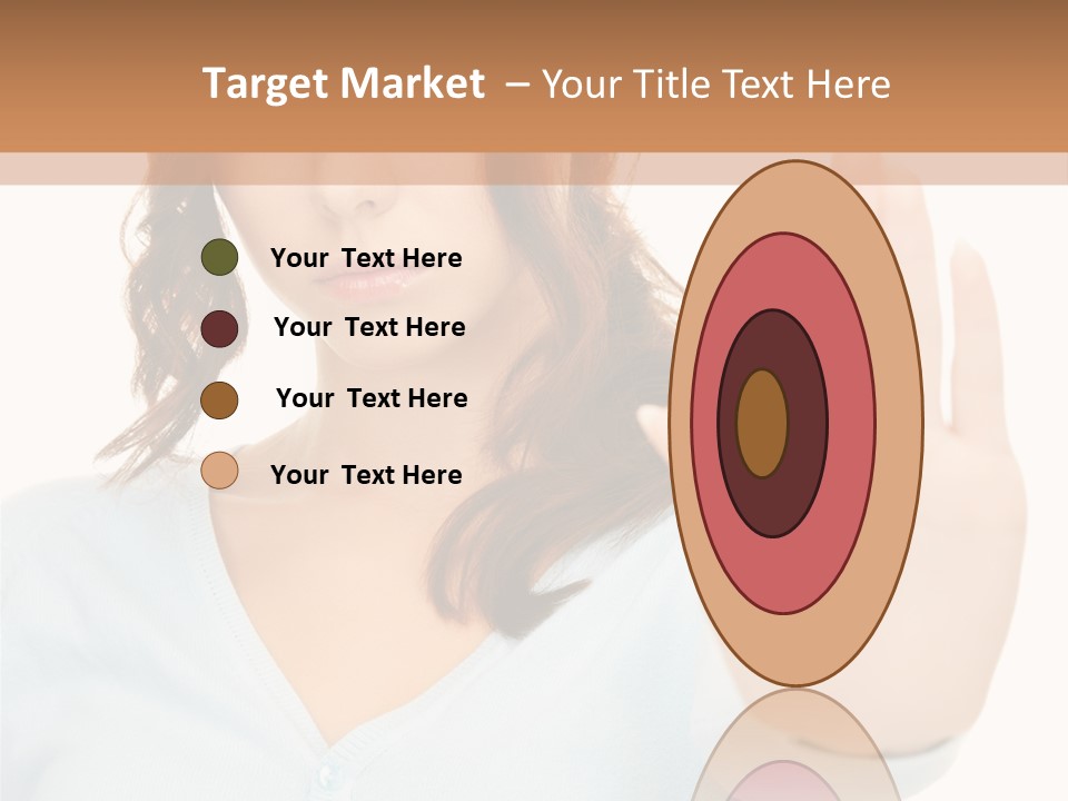 Refusal Bored Negative PowerPoint Template