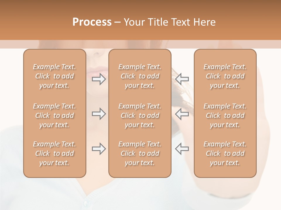 Refusal Bored Negative PowerPoint Template