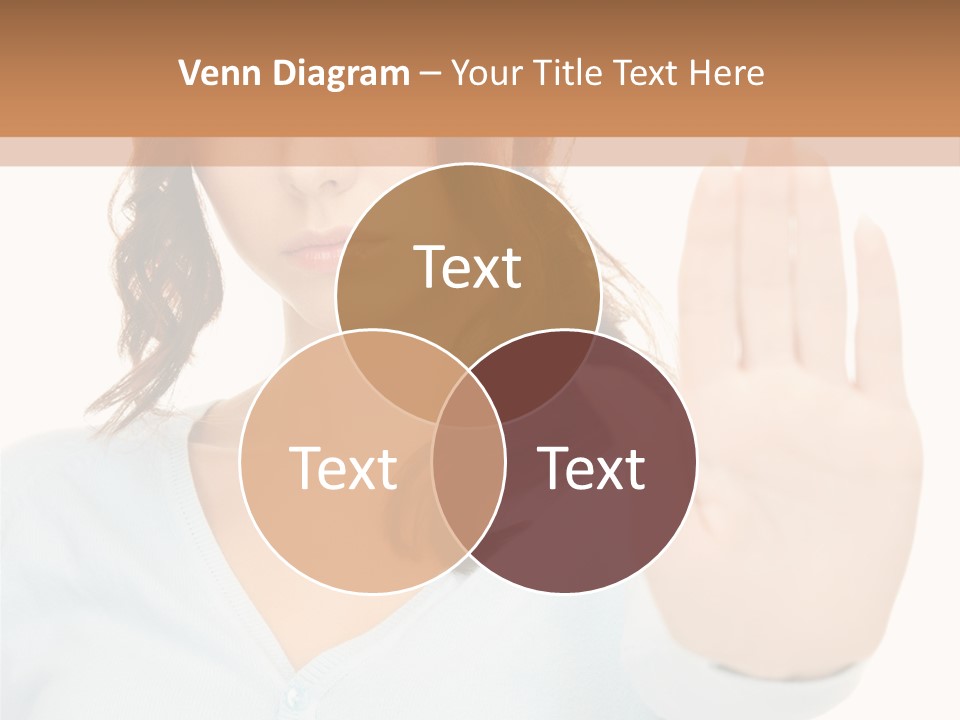 Refusal Bored Negative PowerPoint Template