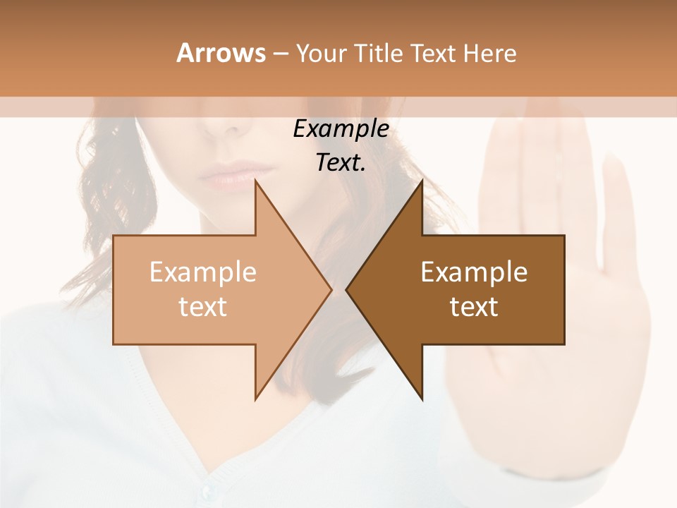 Refusal Bored Negative PowerPoint Template